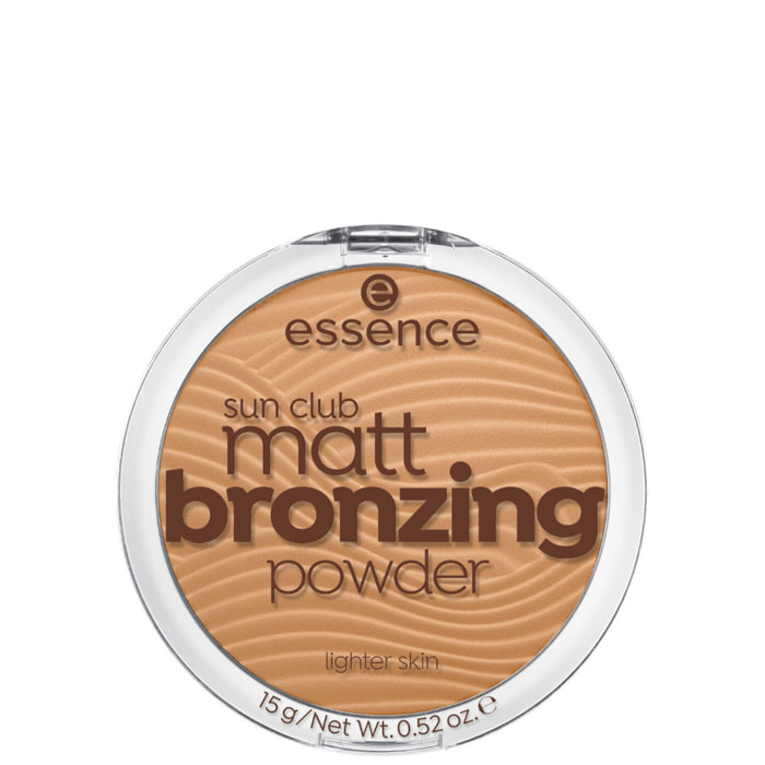 Sun Club Matt Bronzing Powder - Poudre Bronzante Matifiante