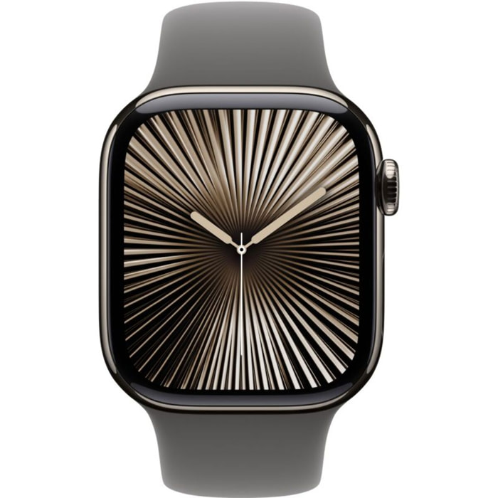 Montre connectée APPLE WATCH Serie 10 46mm Titane Naturel S/M Cell