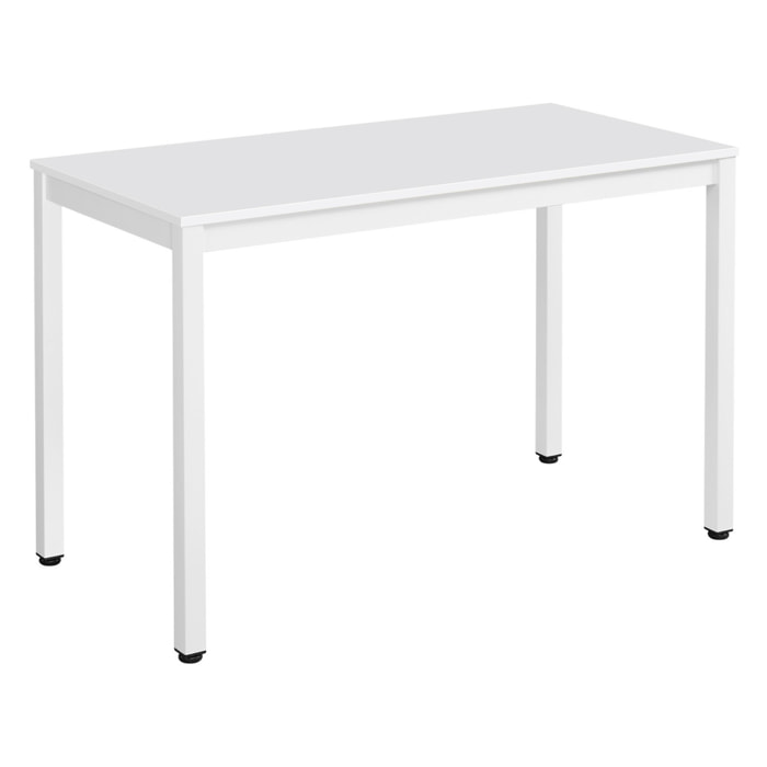 Tavolo rettangolare Tessa 120x60 cm in bianco minimal