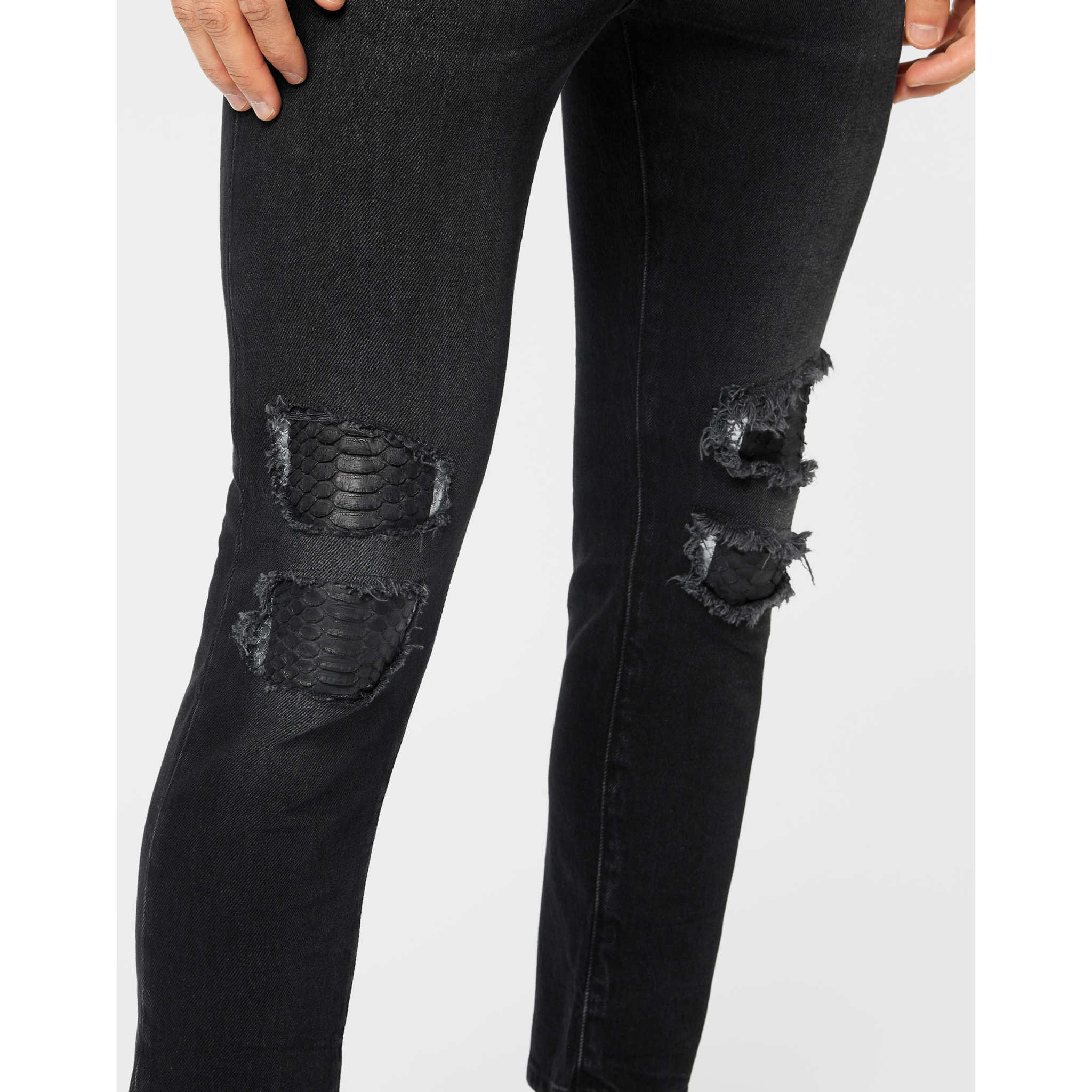 PHILIPP PLEIN Vaqueros Skinny Fit PYTHON