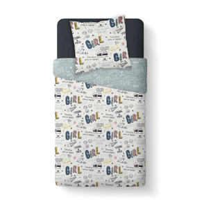 Parure de lit KIDS GIRL blanc