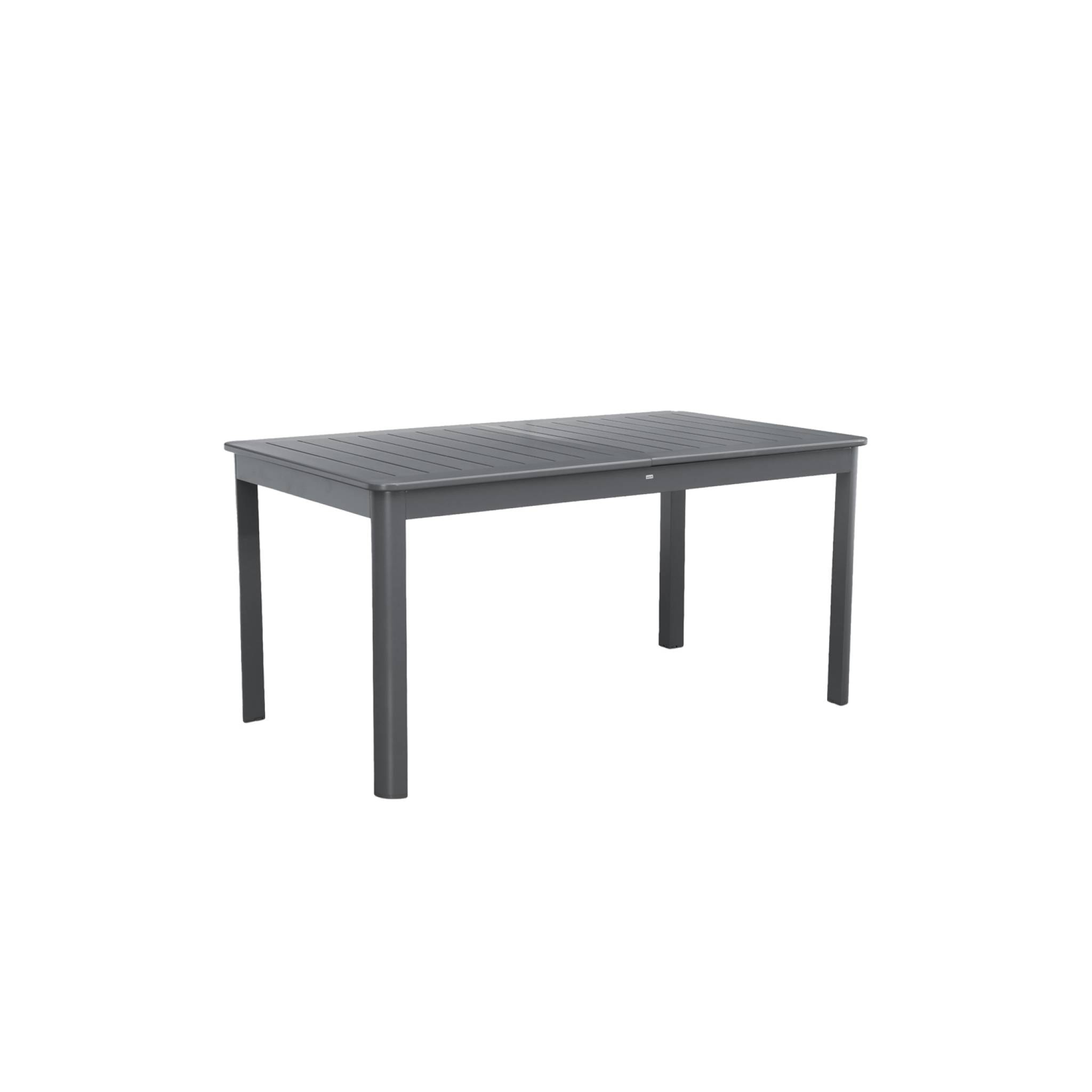 Table de jardin anthracite SEATTLE extensible aluminium. 8 places. 173 / 236.5 x 100 x 75 cm