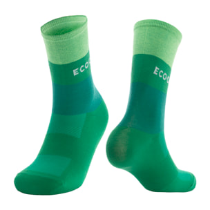 Calcetines de ciclismo ECOON modelo Marsous en color Verde