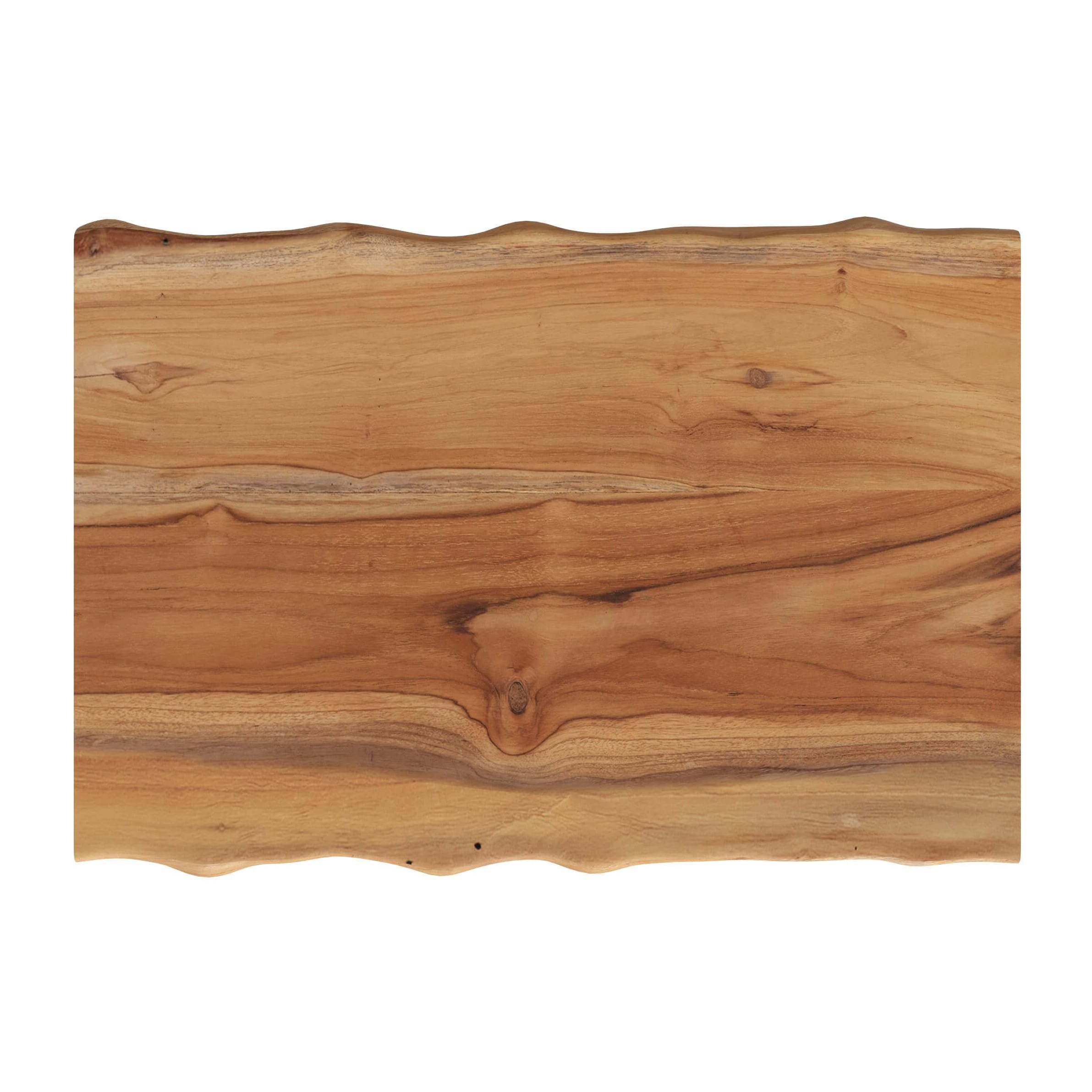 Table basse rectangulaire en bois de teck recyclé - Suzy