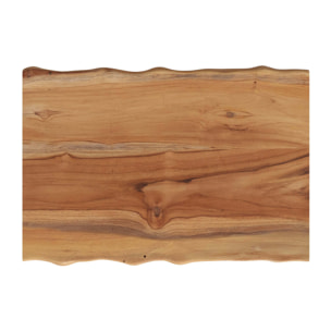 Table basse rectangulaire en bois de teck recyclé - Suzy