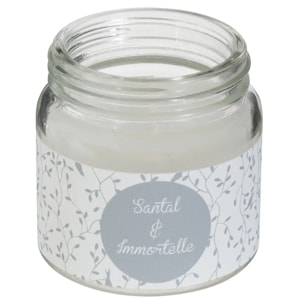 Bougie parfumée santal et immortelle 65g