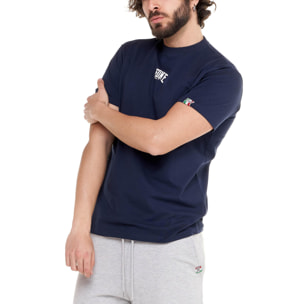 T-shirt a maniche corte da uomo logo piccolo Basic