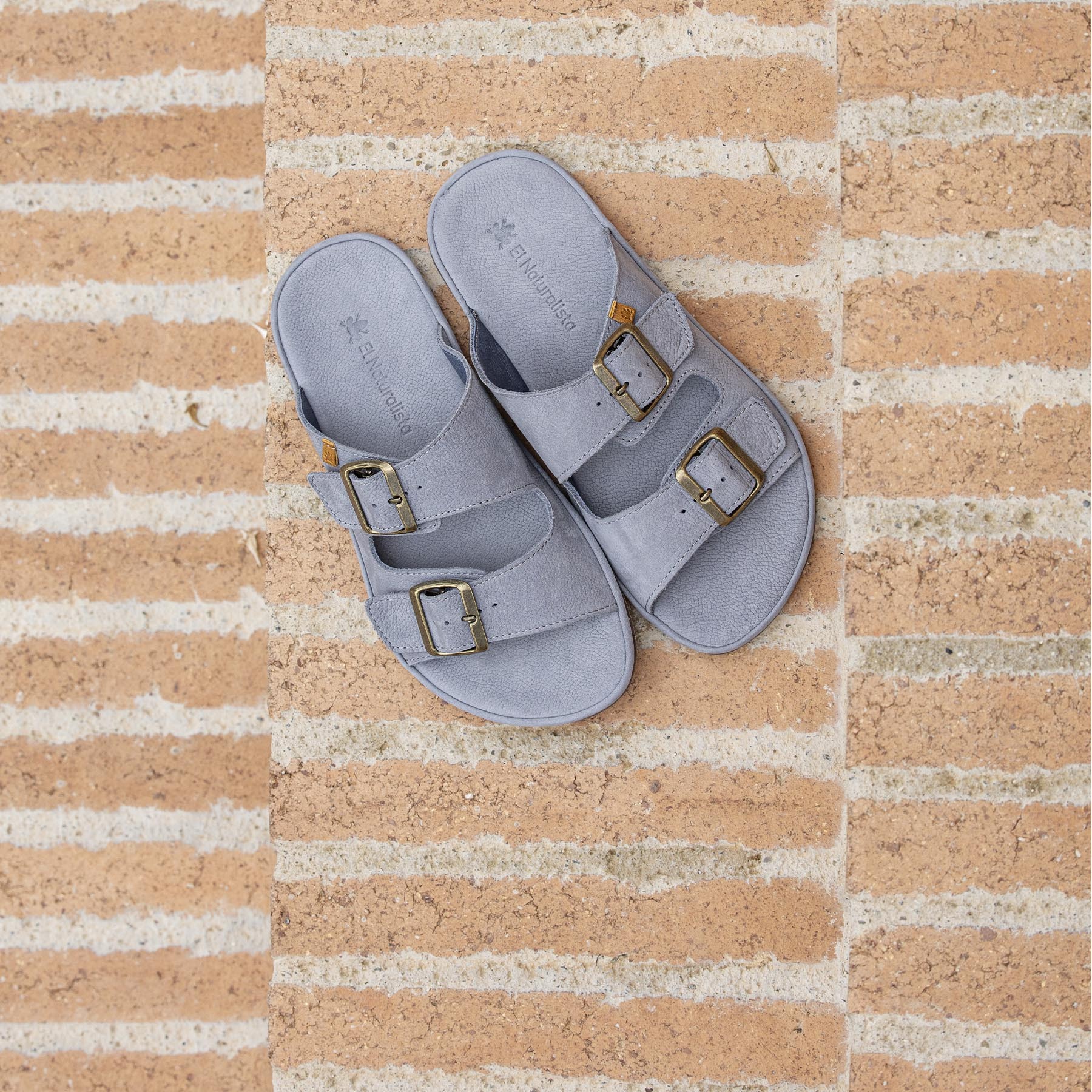 Sandalias N5682 NOBUCK LAVADO DENIM/ BARE SANDALS color Denim