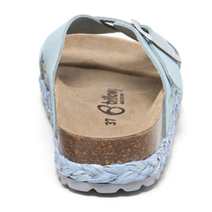 SANDALO CON ZEPPA BILLOWY BLU