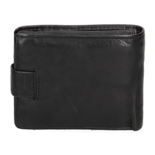 Portafoglio uomo in vera pelle - Modello False - Casual - 12.5 x 10.0 x 2.5 cm