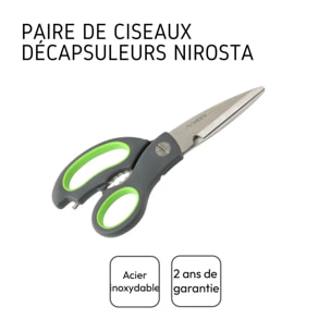 Ensemble de 2 Ciseaux de cuisine Nirosta Praktika