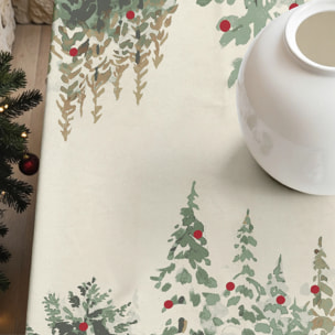 Nappe Anti-tâches Toucher du Tissu Christmas Ciervo