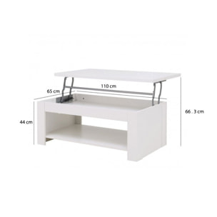 Table basse avec plateau relevable - FIT