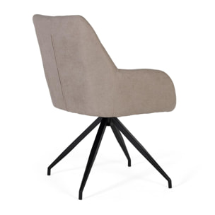 Silla de Tela 58 Cm Estilo Contemporáneo