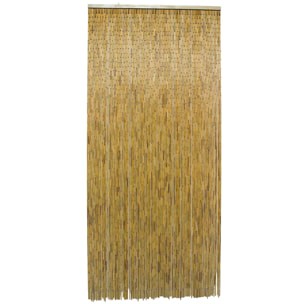 Rideau en bâtonnet de bambou vernis - Naturel
