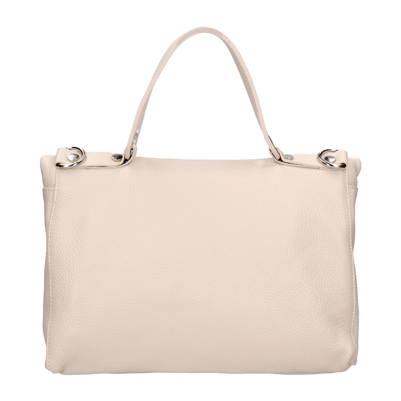 Borsa a spalla convertibile in zaino da donna In Vera pelle Made in Italy 34x21x12 cm