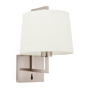 FRAME Aplique níquel mate/beige