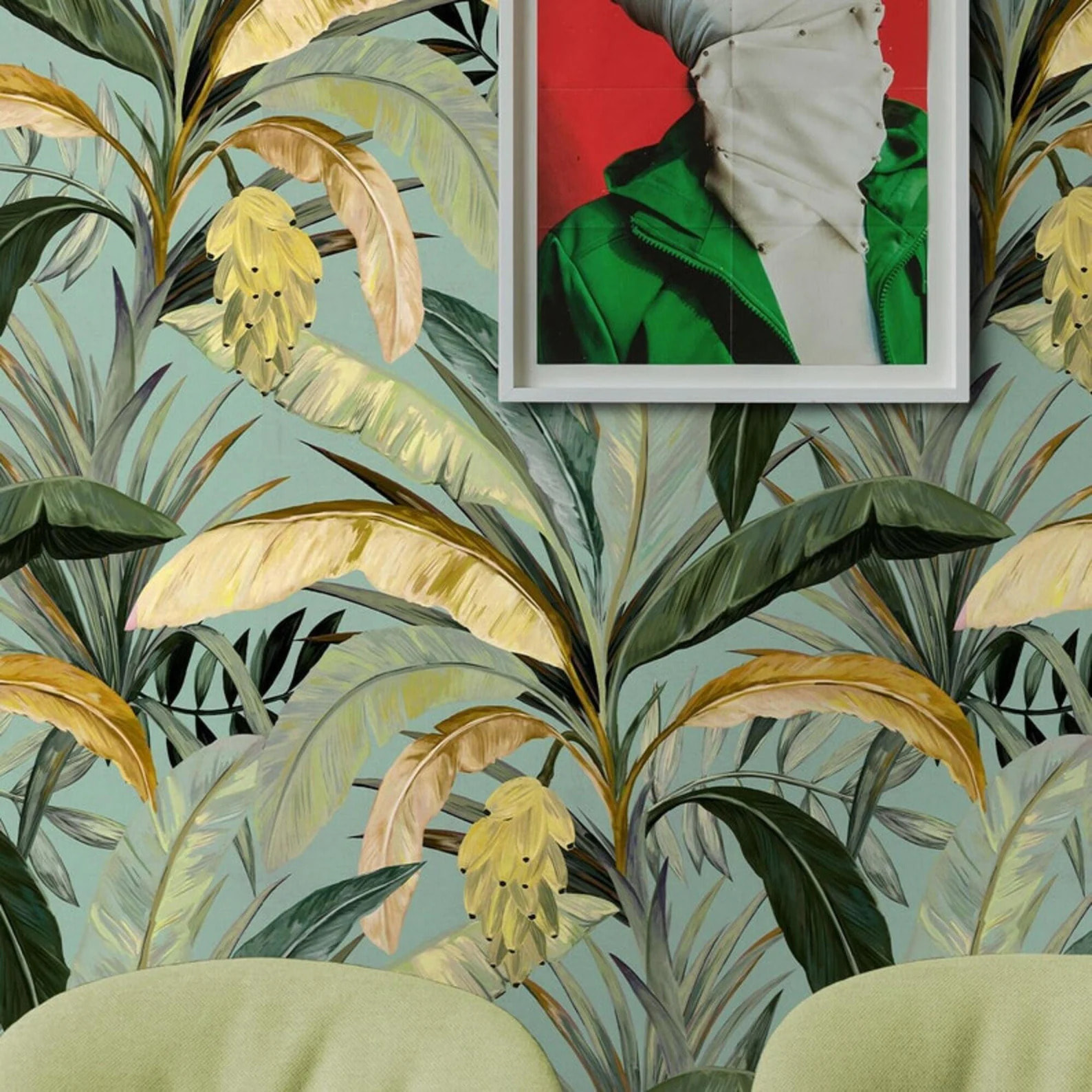 Carta da Parati Foresta Tropicale Verde