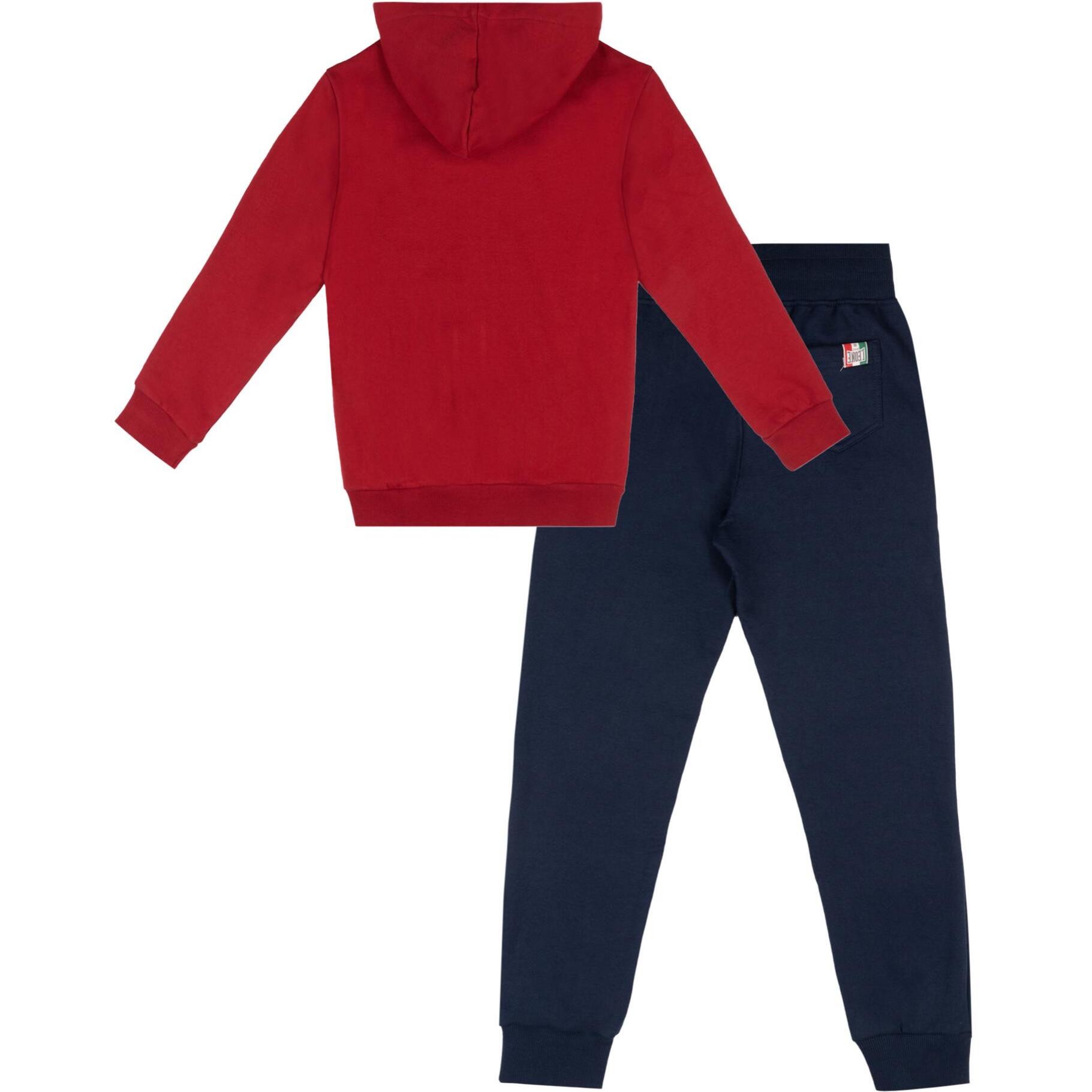 Tuta invernale da bambino con cappuccio e zip "Vintage"