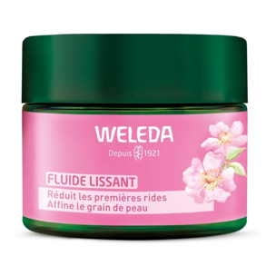 WELEDA - Lot Crème de Nuit lissante Rose musquée & Thé blanc, Fluide et Contour des yeux