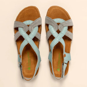 Sandalias N5819 SOFT NAPPA-SILK BLUE /PANGLAO color Blue