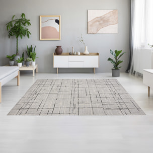 TAPPETO ARREDO DIS. GRAFFIATO PRUGNA 65X175 CM CON ANTISCIVOLO