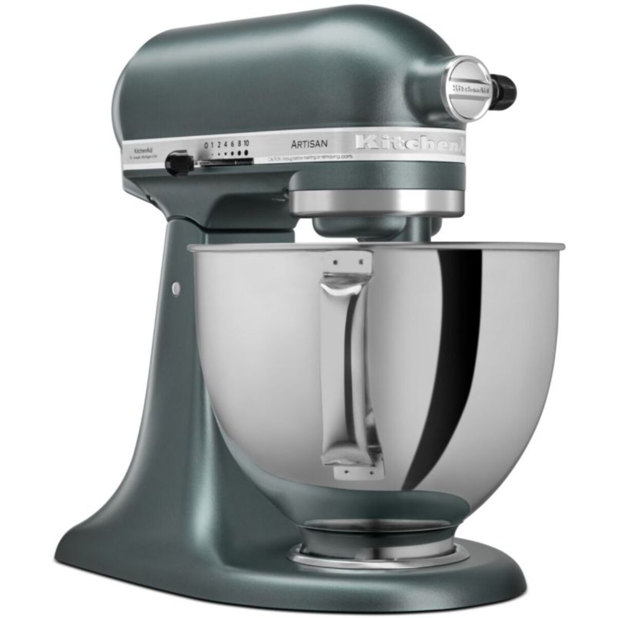 Robot pâtissier KITCHENAID 5KSM175PSEJP genévrier, 4,8 L, bol avec poignée + bol 3 L, batteur souple et couvercle