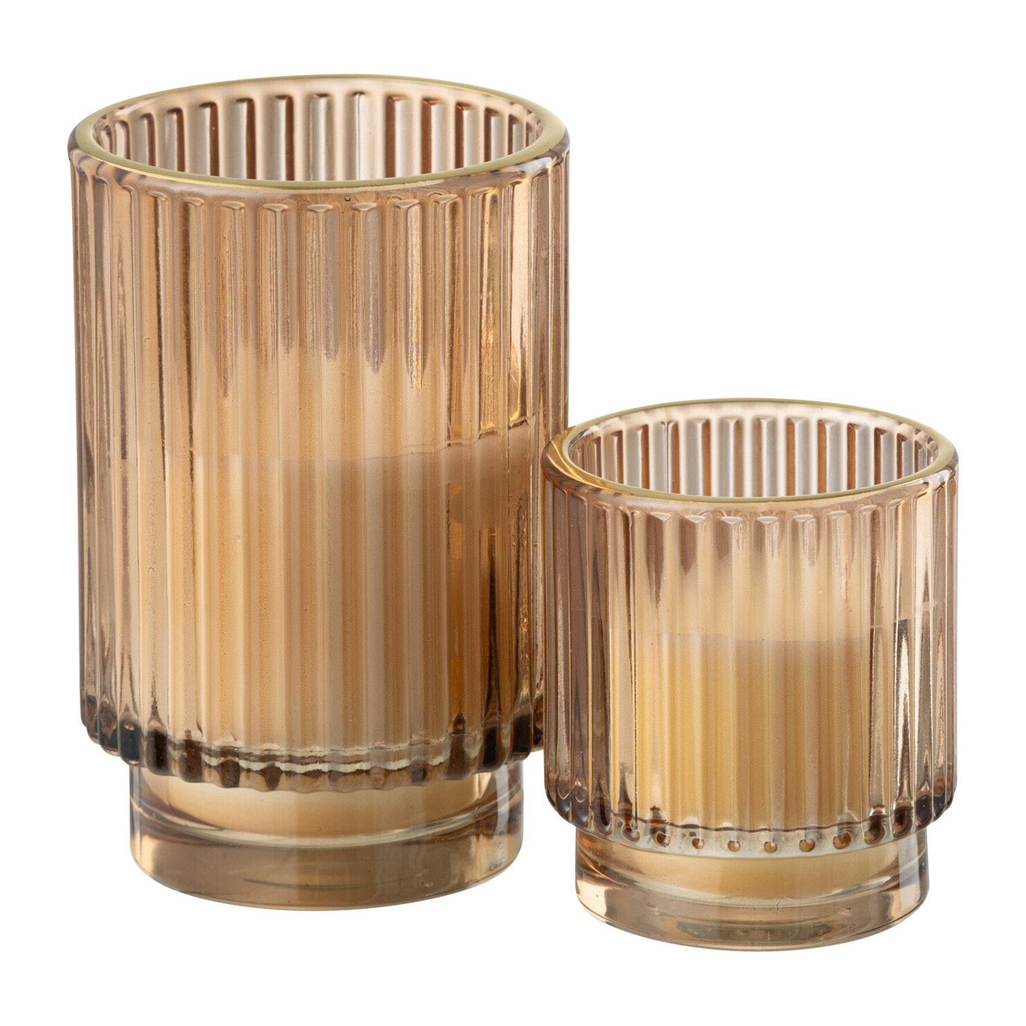 J-Line bougie parfumée Nordic Vetiver - brun clair - large - 30H