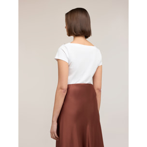 Motivi - T-shirt con applicazioni gioiello - Bianco