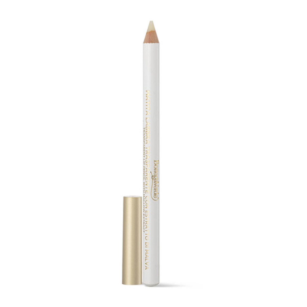 Lápiz de labios transparente con extracto de Malva