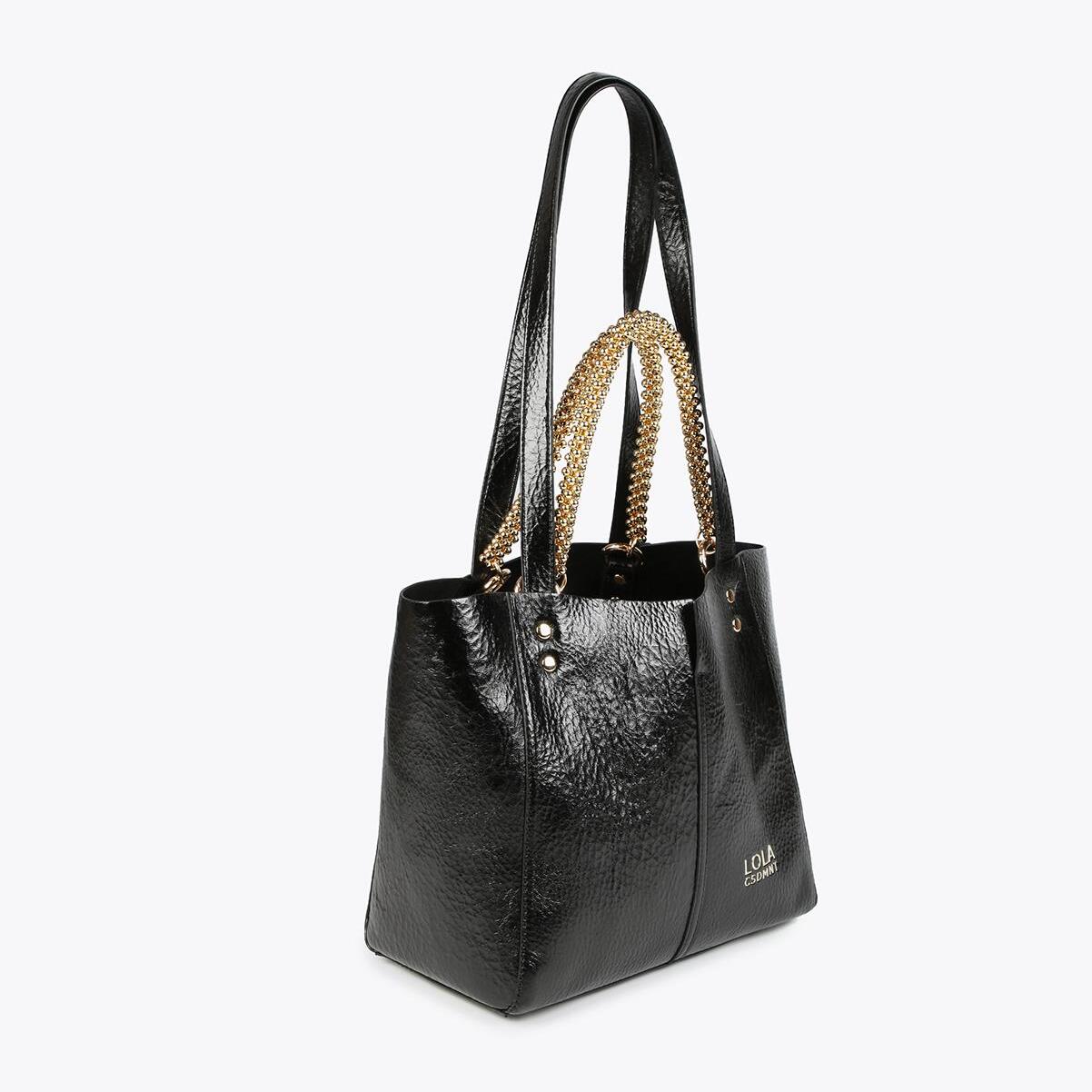 Borsa media metallizzata