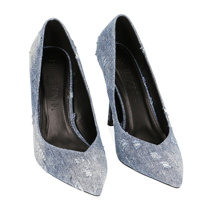 Décolleté jeans, tacco 10,5 cm