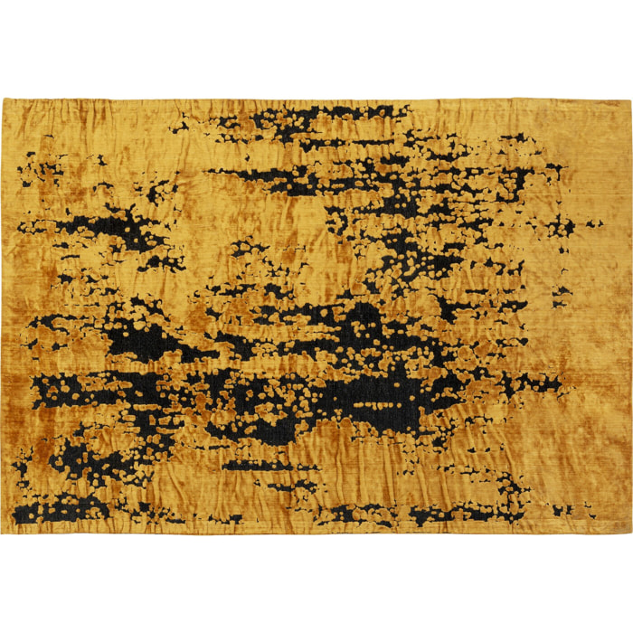 Tapis Silja ocre et noir Kare Design