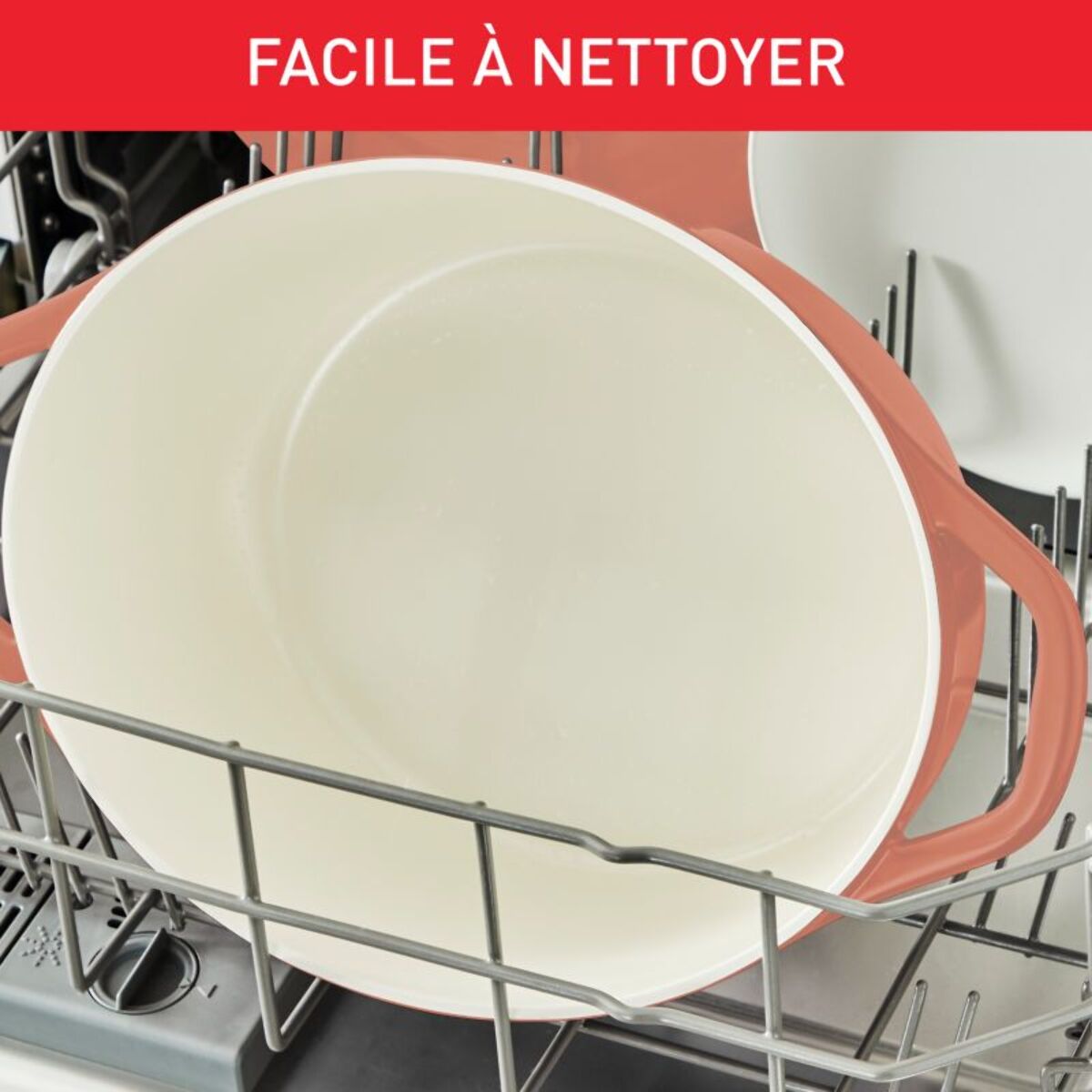 Cocotte TEFAL AIR SOFT LIGHT 30X23cm Terra cotta