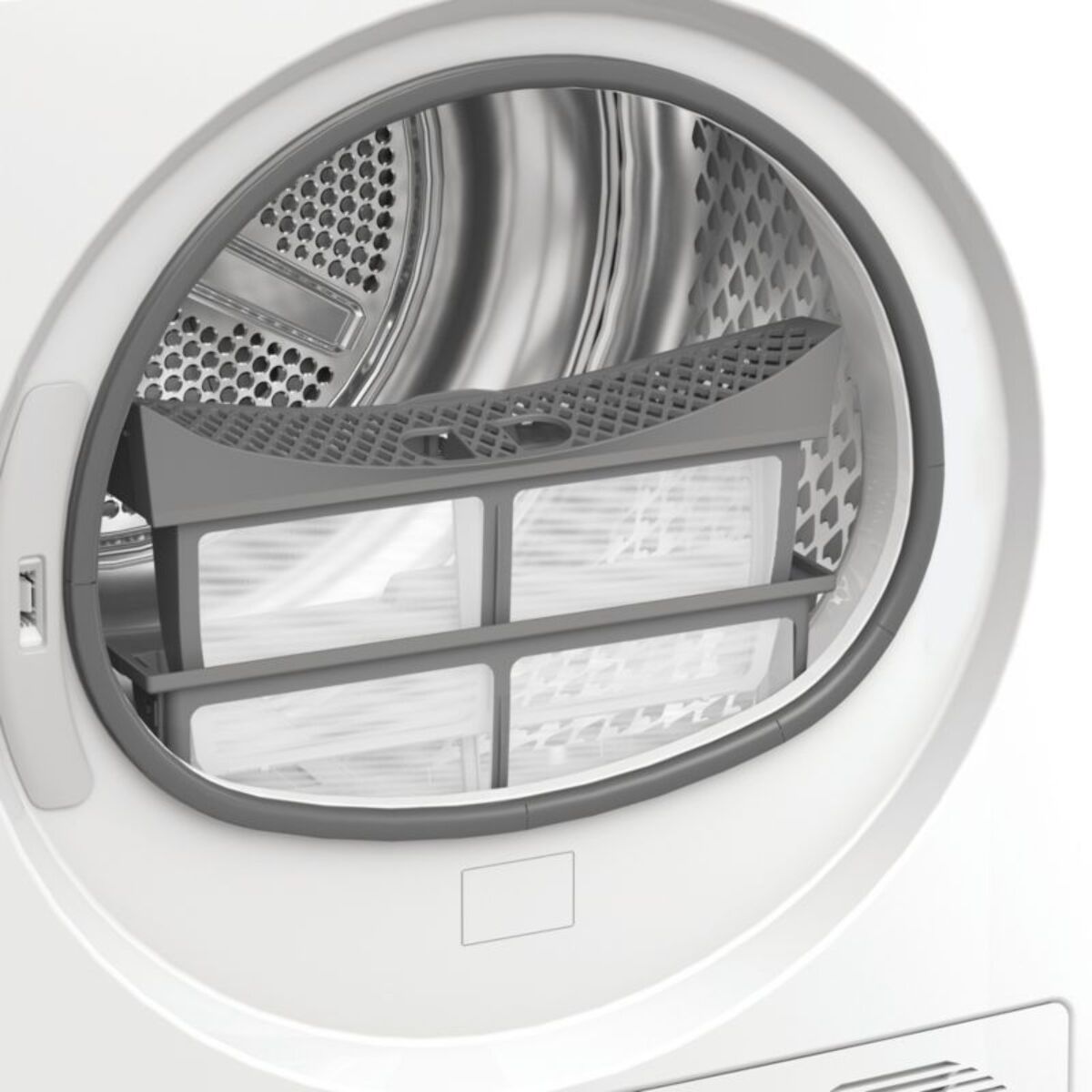 Sèche linge pompe à chaleur WHIRLPOOL CWD122MWBSFR 12kg - Capacité géante XXL & Anti-froissage