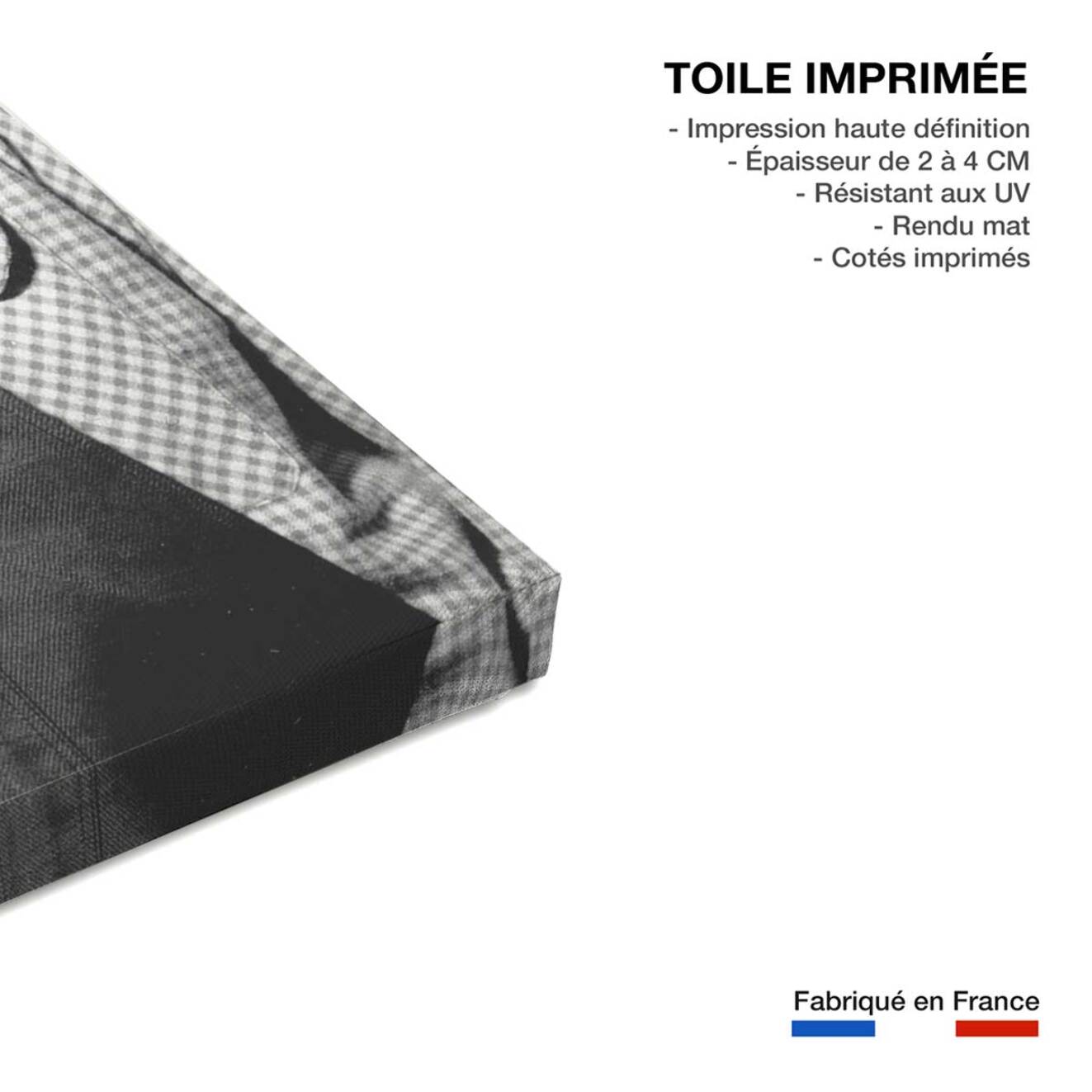 Tableau jeanne moreau et jean gabin  Toile imprimée