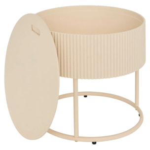 Table basse Juna beige 45x45x40,5cm