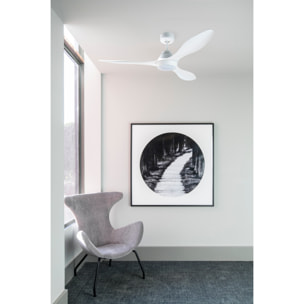 POLARIS L LED ventilatore da soffitto bianco DC