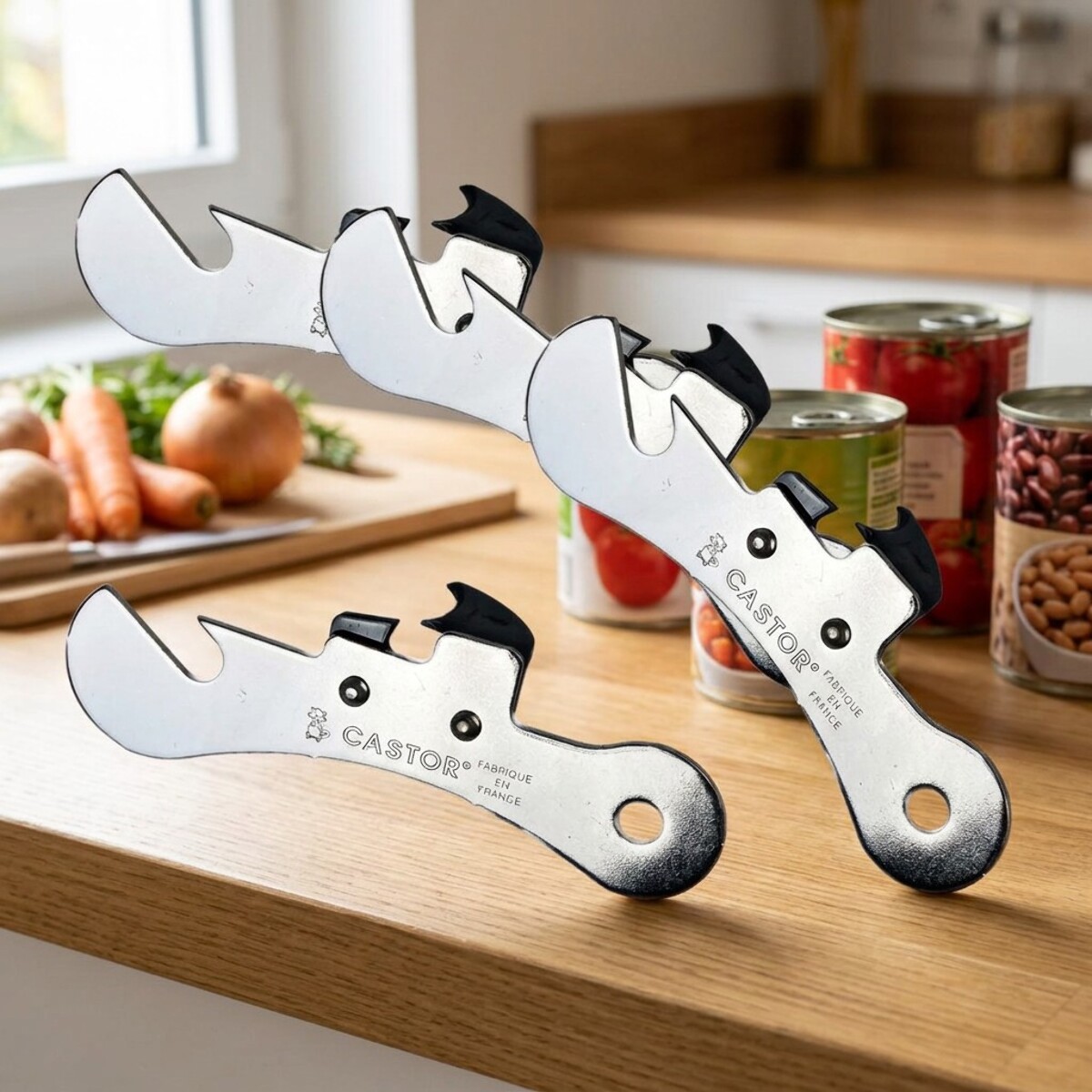 Lot de 4 ouvre-boites FM Professional