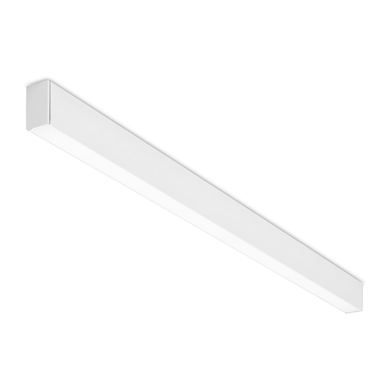 Forlight - Sistema lineal Ilo Aluminio, Policarbonato Blanco, OPAL