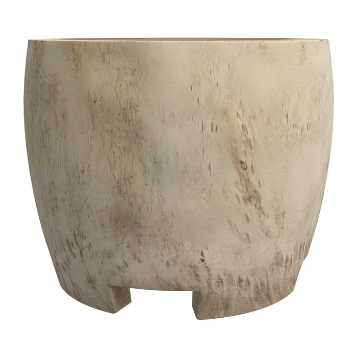 Table d'appoint ronde en bois de suar D50 cm - Toha