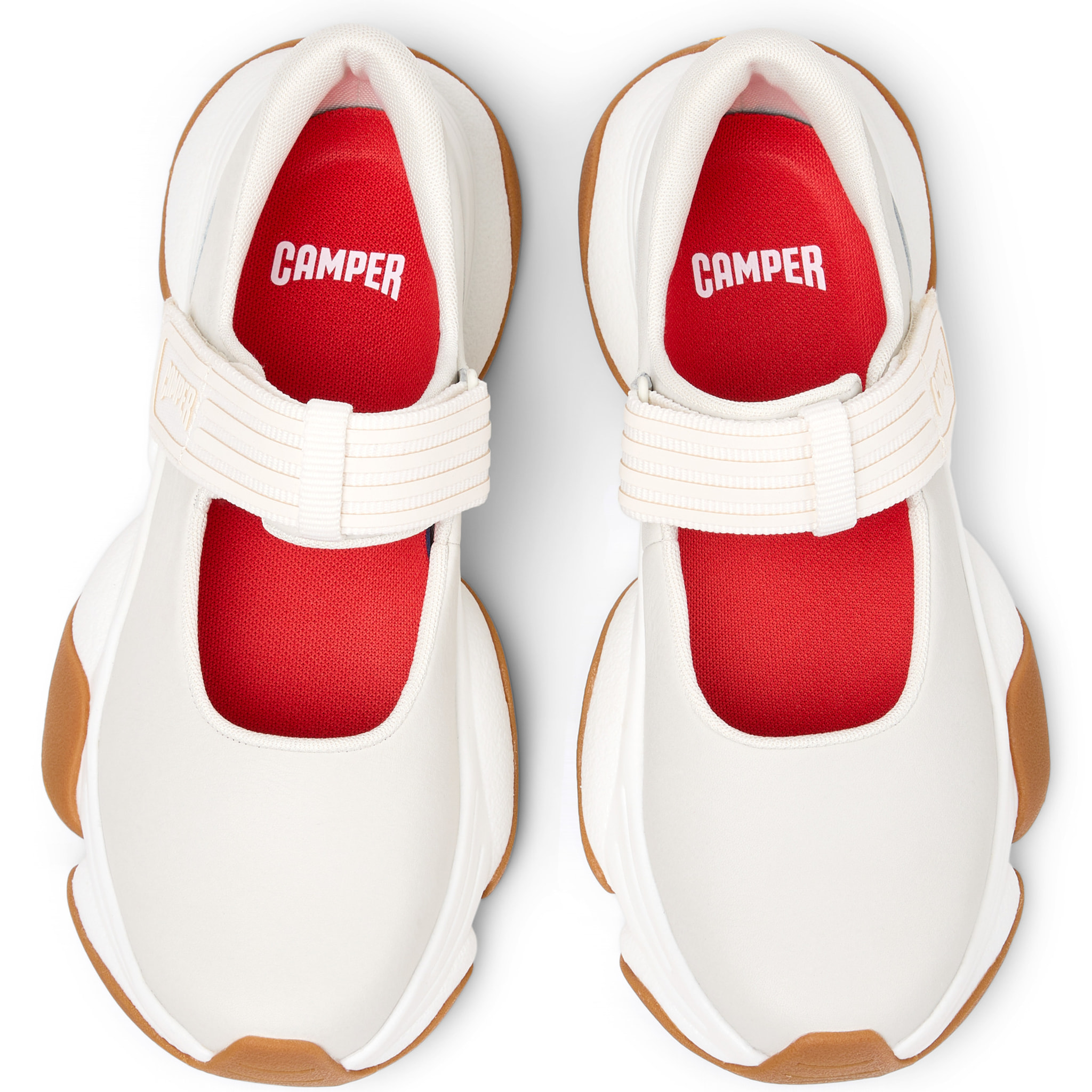 Ballerine - CAMPER Karst 2 - Bianco - Pelle liscia