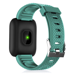 Brazalete inteligente ID116 Bluetooth 4.0 pantalla color, monitor cardiaco, pulso y modo multideporte