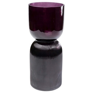 Vase Marvelous Duo gris violet 40cm Kare Design