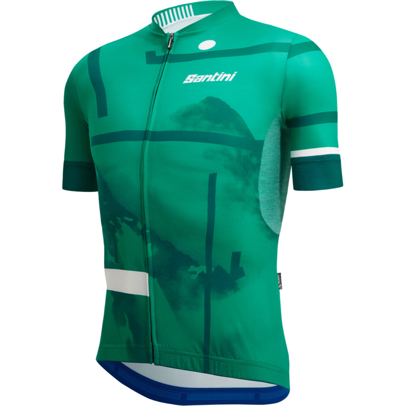 Delta Berg - Maillot - Verde - Hombre