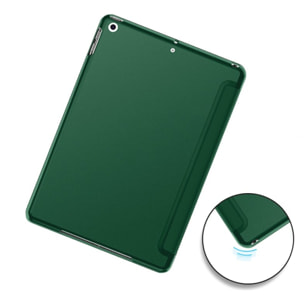 Etui Smart Cover iPad 10.2 Pouces (2019/2020/2021) vert sapin à rabat avec support