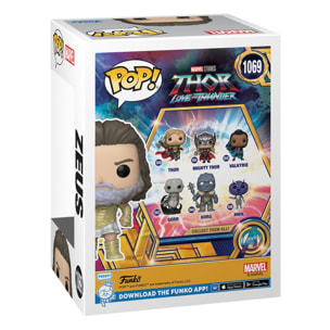 Thor: Love E Thunder Pop! Marvel Vinile Figura Zeus 9 Cm Funko