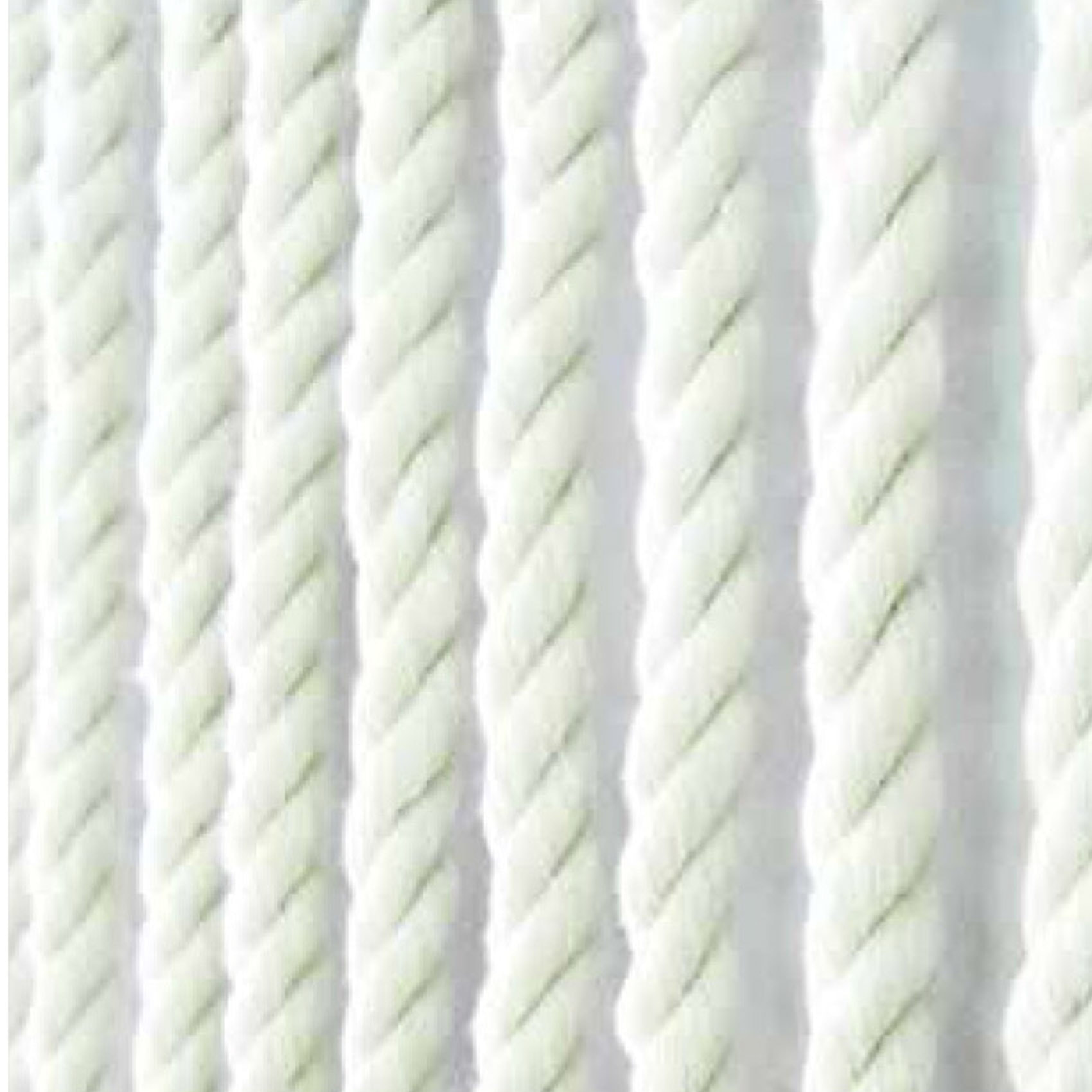 Rideau de porte en corde tressée - Blanc cassé