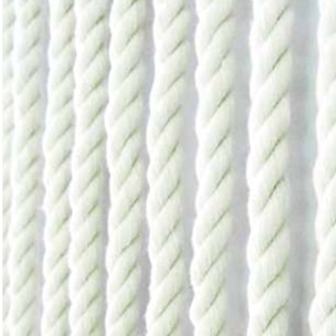 Rideau de porte en corde tressée - Blanc cassé