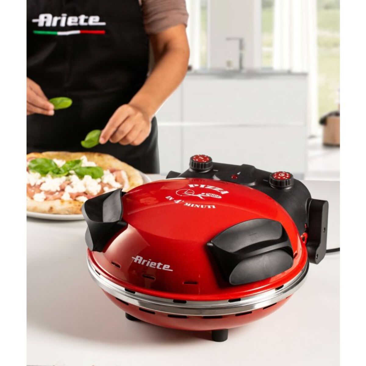 Four à pizza électrique ARIETE Da Gennaro 909ROUGE